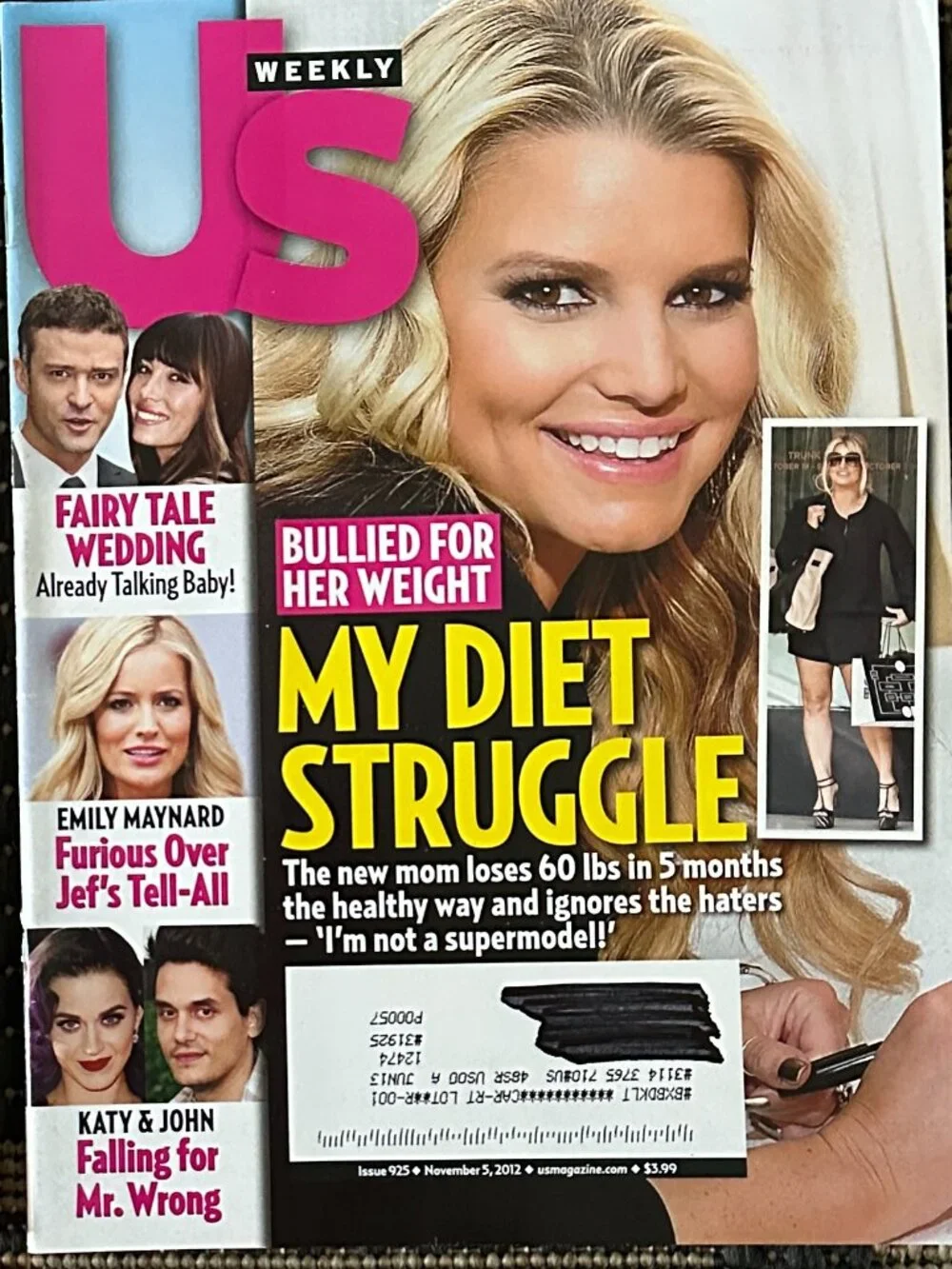 Vintage Lot of 6 US Weekly Magazines 2012 Celebrity Gossip Fashion Party Life